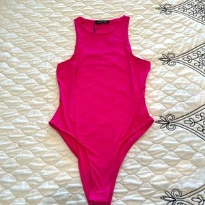 Hot pink shein top